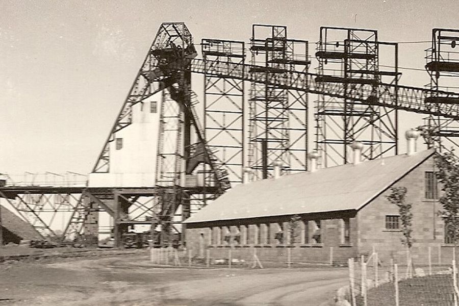 Image of the Sibley Mine Shaft marker